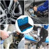 Impact Socket Set Inches 29 Piece Impact Sockets, 6-Point Sockets, Rugged Construction, CR-M0, V952-CJTT34IN29PC00001V0