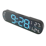 Digital Wall Clock with Remote Control Big LED Screen Display Adjustable 8 Color Lights Digital V1294-YM0901-3115240021211