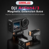STARTRC Action 5 Pro Magnetic Adapter Mount for DJI Osmo Action 5 Pro/Action 4/Action 3 Quick V413-ST-1146356