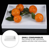 1Pc Laboratory Organizer Tray White Polypropylene Storage for Efficient Bench Space Use V1366-AZ2-W-12102