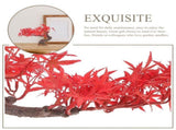 Red Faux Tree for Table - Wide Application, Easy to Use, 2Pcs V1366-AZ2-W-13539