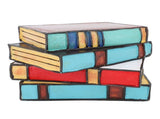 Stained Stacked Books Lamp Resin Handmade Vintage Warm Light Reading Nook Lighting Table Lamp V1294-YM0710-3119230180311