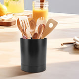 Rotating Kitchen Counter Utensil Holder Round Countertop Cooking Tool Organizer 360 Degree Spin V1369-AZ3-W-14957