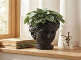 Urban Attitude Venus Head Planter - Matte Black V398-UA-UT260609BLK