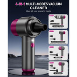 4-In-1 Powerful Cordless Car Vacuum Cleaner, 15Kpa Mini Cordless Handheld Vacuum Cleaner, Dual V1188-MS-227-1563
