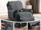 100% Waterproof Recliner Chair Cover Nonslip Stay in Place Electric Power Lift Slipcovers Fitted V1259-DP01-A-4442