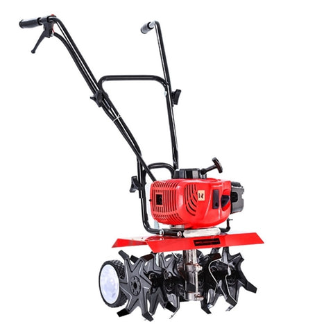 Giantz 72CC Tiller Garden Cultivator Rototiller 6 Blades Soil Plower Mini Rotary Hoe GTC-SET-6B-OG