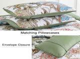 Warm and Inviting Quilted Bedspread and Pillowcases Set Designed for Relaxation - Queen size V745-MAC080611Q13U