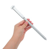 2-Pack Lag Screws Carbon Steel with Weather-Resistant Coating for Decking and Wood Construction V1369-AZ3-W-13341