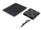 Solar Panel Fan Kit 10W Weatherproof Solar Powered Fan Wall Mounted for Outside Small Chicken Coops V1294-YM0706-3113230199011
