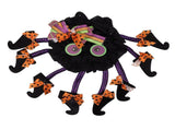 Halloween Wreath Scary Interesting Multi Legged Spider Halloween Garland Decoration for Door Wall V1294-YM0901-3115230075611