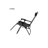2 Pcs Zero Gravity Folding Reclining Chair V196-OF430