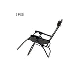 2 Pcs Zero Gravity Folding Reclining Chair V196-OF430