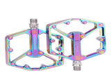 Road/Mountain Bike Pedals - 3 Bearings Bicycle Pedals - Machined Flat Pedals with Removable V1192-AZ-W-3061