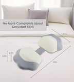 Pregnancy Pillows for Sleeping, Memory Foam Maternity Pillow Support for Back Belly HIPS, Adjustable V1107-115-11628-PNK2