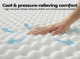 Giselle Queen Mattress 20cm with Reinforced Edge Support Egg-Crate Foam MATTRESS-D-PLAIN-20-Q