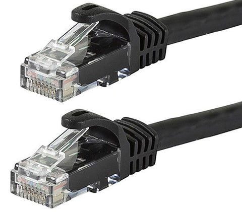 ASTROTEK CAT6 Cable 20m - Black Color Premium RJ45 Ethernet Network LAN UTP Patch Cord 26AWG-CCA PVC V177-L-CBAT-RJ45BLKU6-20M