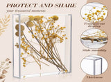 2 Pcs 8'' x 10'' Acrylic Shadow Boxes Display, Shadow Box DIY Frame Clear Acrylic Display V1258-DP02-C-2267