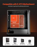 VEVOR PC Case Full-Tower Gaming Computer Case 3 PWM Fans for E-ATX Motherboard V952-DNJXQT140MMPDHRHW001V9