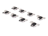 8Pcs 110 Degrees Screw On Self Closing Compact 33 Hinge Zinc Alloy Sturdy Structure Cabinet Door V1294-YM0901-3114250037311