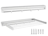 Alston Wall Mounted Drying Rack Clothes Airer Space Saver Folding Dryer Bearing Capacity 12KG V985-WMDRYINGRACKW