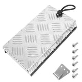 Truma Cowl Cover Silver Universal Aluminum Checker Plate External Flue Vent Spraying Console V985-COWLCOVERSILVER