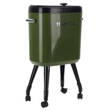 Tall Trash Can with Wheel Legs 15L Large Capacity Narrow Garbage Can for Kitchen Bathroom Living V1294-YM0901-3117250150412