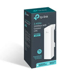 TP-Link CPE210 2.4GHz 300Mbps 9dBi Outdoor CPE Access Point 27dBm 5km Passive PoE MIMO antenna V1202-V2-NWTL-CPE210