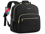 Stylish Laptop Backpack for Women Large Capacity 27L Computer Bag with 15.6 Inch Compartment, USB V1107-CS-XSBJBBBH