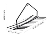 24 in Aquatic Weed Rake, 8.7 in Double Sided Lake Weed Rake, Pond Weeds Cutter with 30ft Rope, Tie V952-SCPSSKPX30FTNC6UBV0