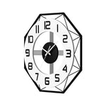 Artiss 60CM Wall Clock Octagon WC-60-BK-WH