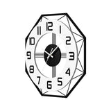 Artiss 60CM Wall Clock Octagon WC-60-BK-WH