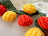 99 Roses Hand-Crocheted Bouquet Blanket A Versatile Emblem of Eternal Romance, Offering Gentle V1232-MGHT005
