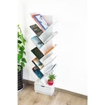 Tree Bookshelf Bookcase Book Organizer 12-Tier Multipurpose Shelf Display Racks V63-839301