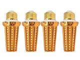 4Pcs LED Corn Light Bulb E27 17W 3200LM Bulb for Indoor Warehouse Basement WorkshopWarm White V1294-YM0901-3119210136312