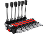 Hydraulic Directional Control Valve, 6 Spool Hydraulic Spool Valve, 11 GPM Hydraulic Loader Valve, V952-KZFFXYC611GPMFJ1GV0