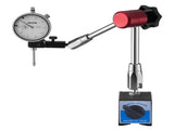 Dial Test Indicator with Magnetic Flexible Base Stand, 0.03 mm Accuracy, 0-25.4mm Range, Fine V952-NJCLGJGJDBFBE9F6A001V0