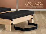 Powertrain Selina Pilates Reformer Machine Wooden Folding Multifunctional Home Gym PLT-JYI-F2W-BK