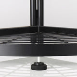 SOGA 2X 5 Tier Steel Triangular Corner Stand Multi-Functional Shelves Portable Storage Organizer KITCHENXY026X2