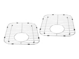 Kitchen Sink Grid for Single Bowl Sinks Stainless Steel Sink Bottom Protector Rack with 2 Strainers V1294-YM0901-3118250161911