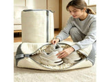 2 mesh shoe laundry bags with 360 &deg soft brush - machine washable travel shoe bag, suitable for all V1370-AZ4-25372