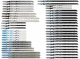 48 pcs T-Shank Jigsaw Blades, Made Of Hcs/Hss, With Storage Case For Cutting Wood, Plastic And Metal V1188-MS-227-1264