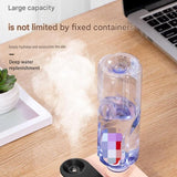 3PCS Smart Home Atmosphere Set Pink USB Rechargeable Camera Humidifier & 2pcs White RGB Motion V888-ELOSUNG53412