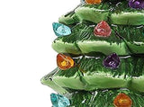 Xmas Tree Night Light Ceramic Decorative Plug in Tree Nightlight Xmas Decor for Bedside Tables Study V1294-YM0901-3115240103412