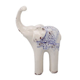 Elephant Ceramic Decor Safe Round Slippy Exquisite Porcelain Elephant Sculpture for Home Office V1294-YM0512-3115220138311