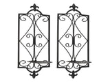 2pcs Wall Sconce Candle Holder Hanging Iron Wall Candle Sconce Holder Wall Decorations for Living V1294-YM0703-3115230035111