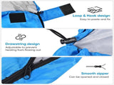 210 x 75cm Beige Portable Envelope Camping Sleeping Bag 1.3kg Thickened Warm Sleeping Bag with Carry V888-ELOSUNG52298