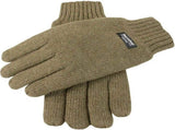 Dents Mens 100% Wool Knit Gloves with 3M Thinsulate Lining - Olive V563-5-4500-OLIVE-XL