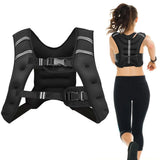 Weighted Vest With Mesh Pocket & Adjustable Buckle 8kg / Blue V1409-SKU-27006