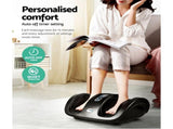 Livemor Foot Massager Shiatsu Massagers Electric Roller Kneading Leg Black FOOT-MASSAGE-188-BK